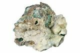 Aragonite Encrusted Fluorite Crystal Cluster - Rogerley Mine #143056-2